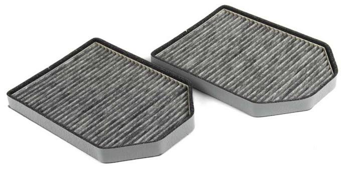 Audi Cabin Air Filter Set (Activated Charcoal) 4D0898438A - MANN-FILTER CUK29492